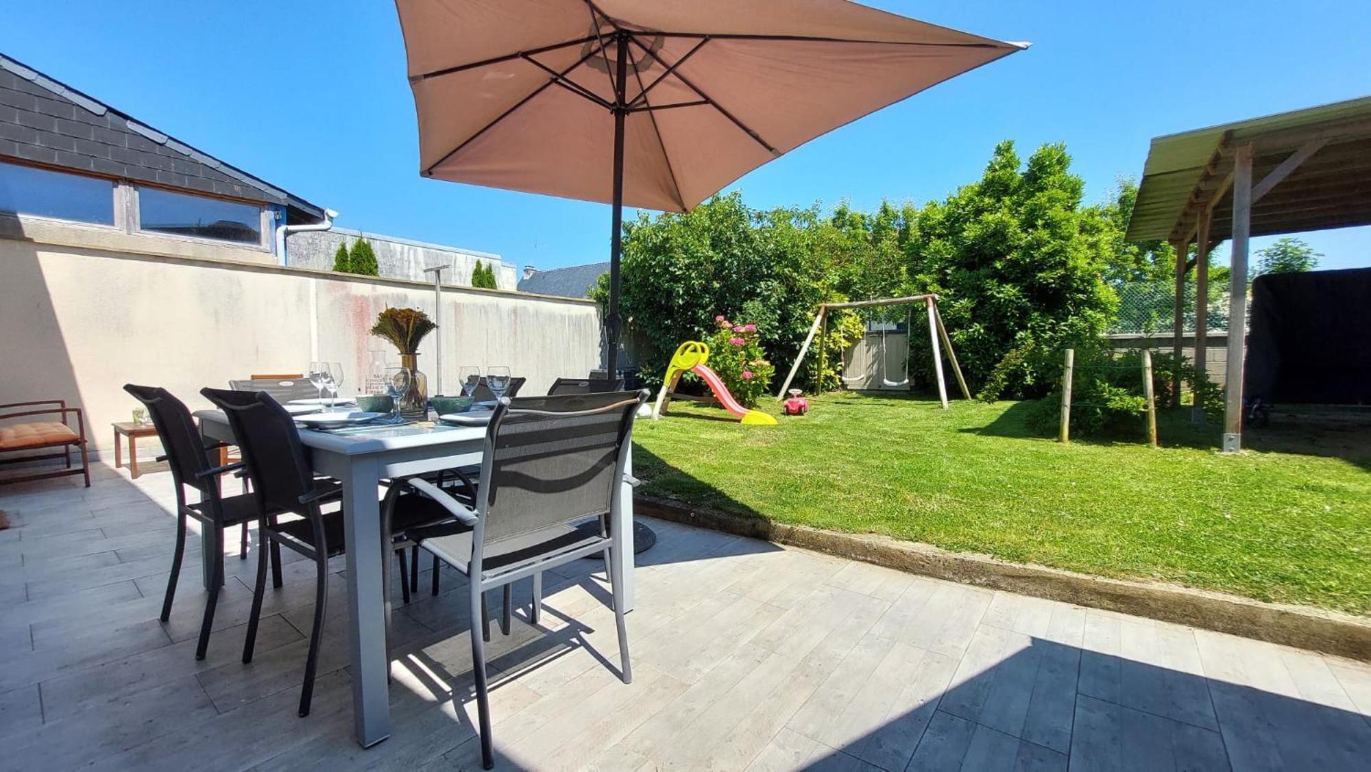 Le So Wild, Maison Avec Jardin Clos, Terrasse Amenagee, 5 Mn A Pied Commerce, Terrain De Tennis, A 800 M De La Plage D'Omaha Beach Jeux Arcade, Jouets, Materiel Jeunes Enfants Enfants, Table Ping-Pong ヴィエルヴィル・シュル・メール エクステリア 写真
